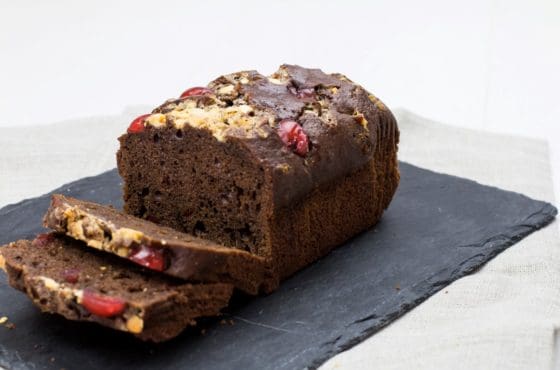 Chocolate and Cherry Loaf Cake