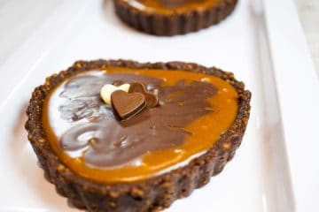 Chocolate Caramel Hearts