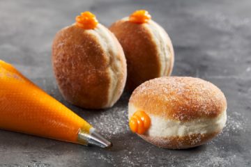 Orange Cream Doughnut – Vegan