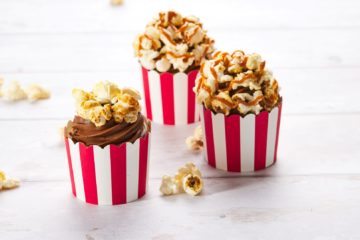 Caramel Popcorn Cupcake