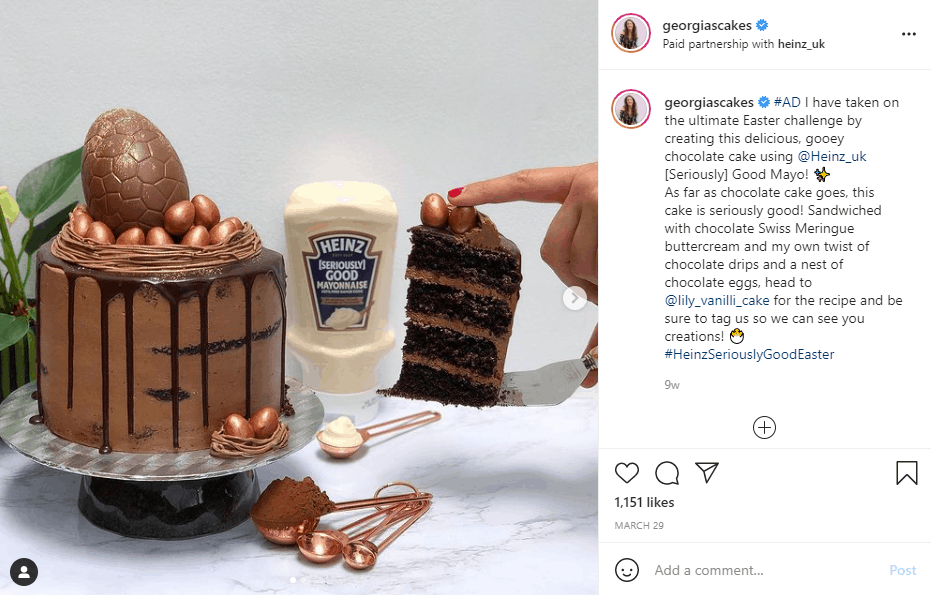 Georgia's Cakes Instagram - Great Bakery Photography