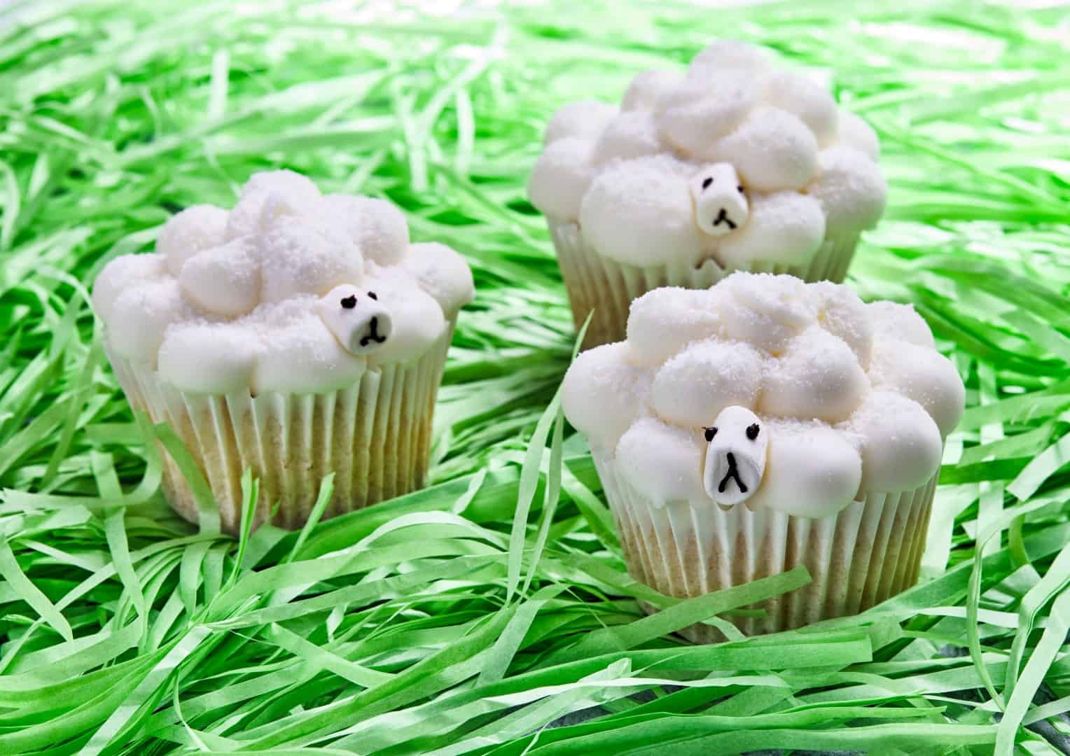 How to Make Easter Sheep Cupcakes · The Typical Mom